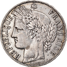 Coin, France, Cérès, 5 Francs, 1871, Bordeaux, VF(30-35), Silver, KM:818.2