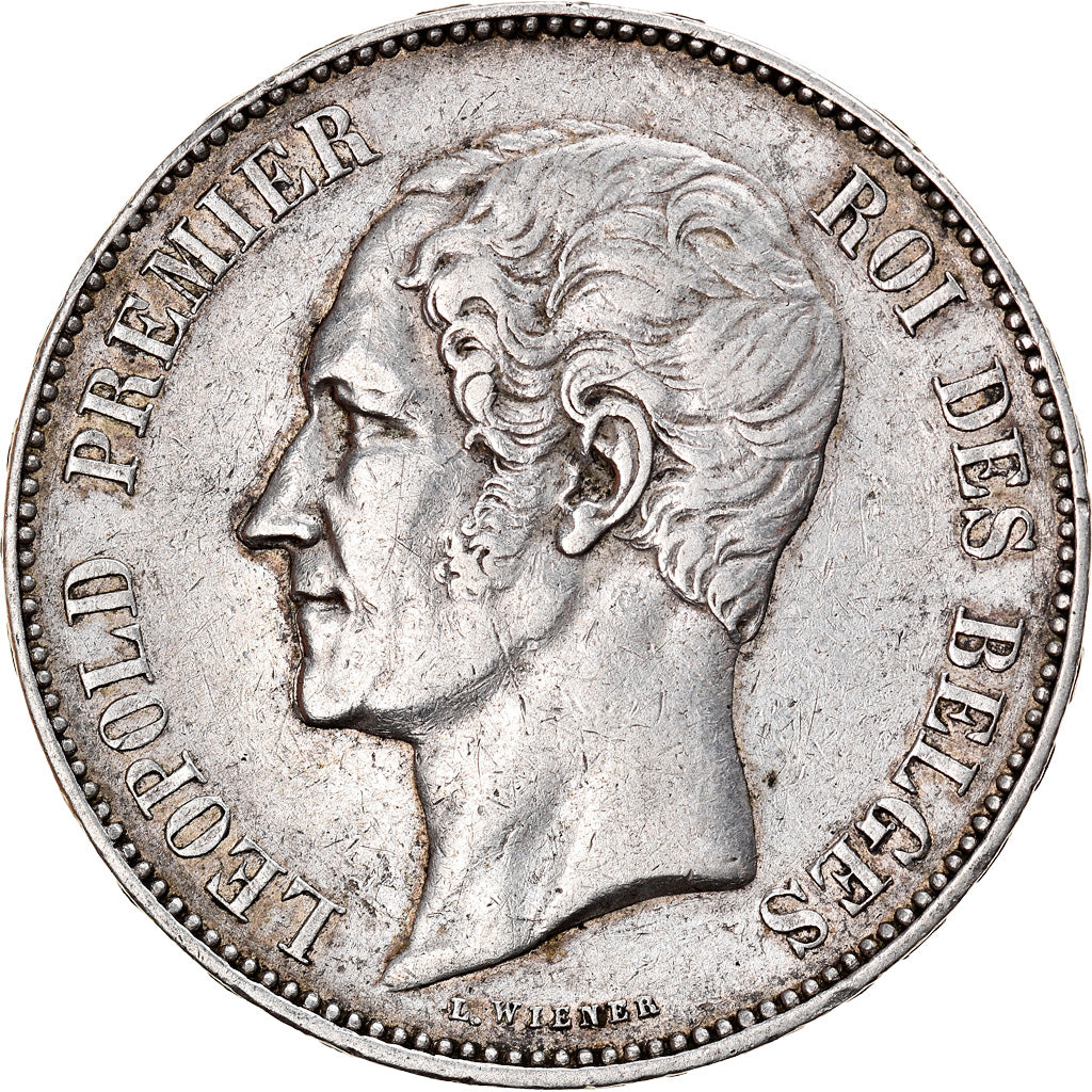 Münze, Belgien, Leopold I, 5 Francs, 5 Frank, 1850, SS, Silber, KM:17