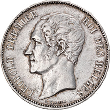 Münze, Belgien, Leopold I, 5 Francs, 5 Frank, 1850, SS, Silber, KM:17