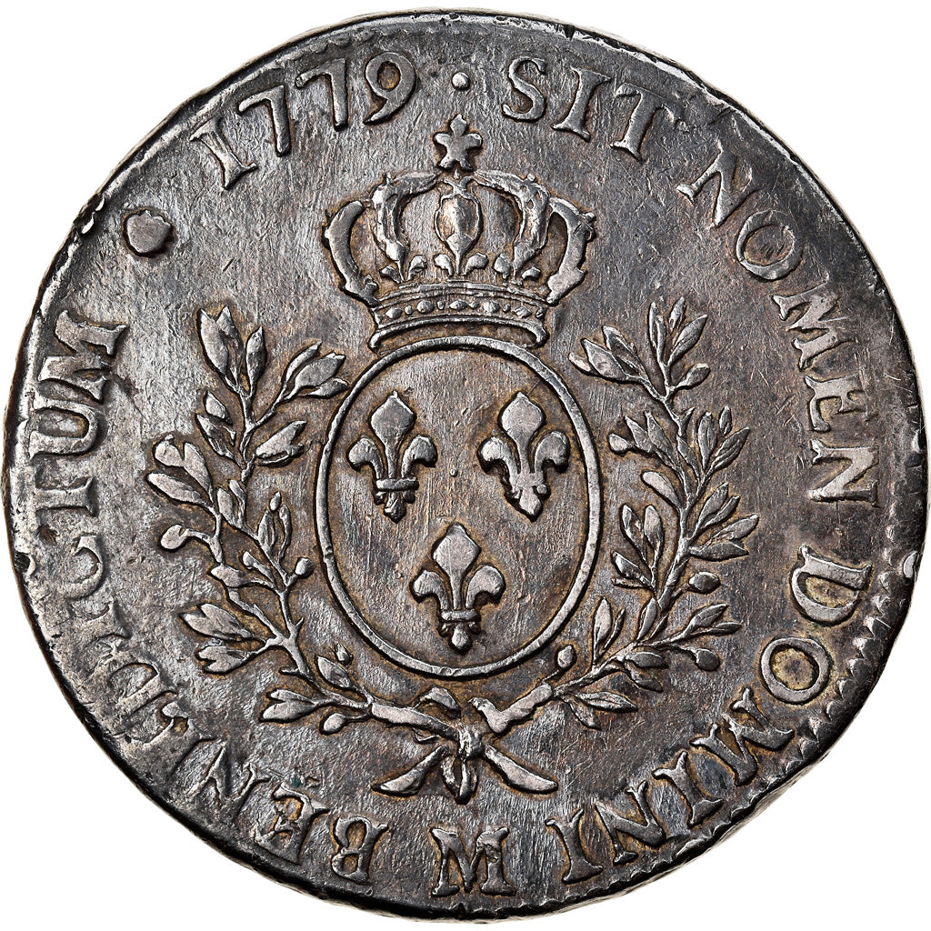 Munten, Frankrijk, Louis XVI, Écu aux branches d'olivier, Ecu, 1779, Toulouse