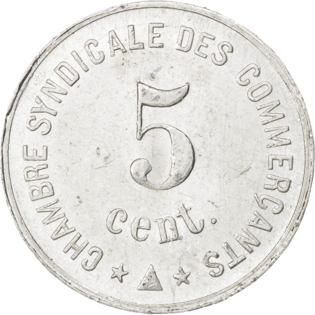 Coin, France, 5 Centimes, 1917, AU(50-53), Aluminium, Elie:10.1