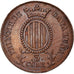 Coin, Spain, CATALONIA, Isabel II, 3 Quartos, 1838, Madrid, AU(55-58), Copper