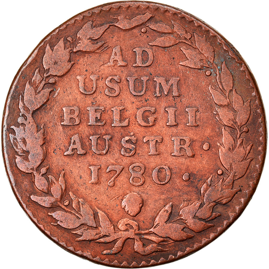 Coin, AUSTRIAN NETHERLANDS, Maria Theresa, 2 Liards, 2 Oorden, 1780, Brussels