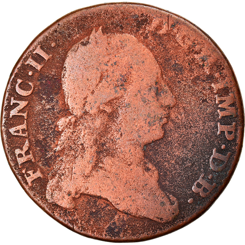 Münze, AUSTRIAN NETHERLANDS, Franz II, 2 Liards, 2 Oorden, 1793, Brussels, S