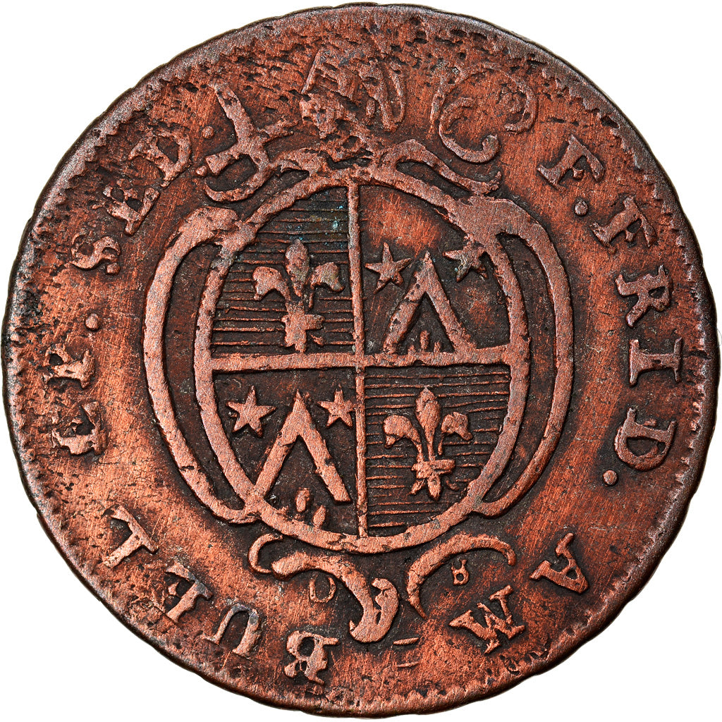 Monnaie, SWISS CANTONS, SITTEN, Franz Friedrich, 6 Kreuzer, 1777, TB+, Billon