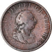 Moneta, Gran Bretagna, George III, 1/2 Penny, 1799, MB, Rame, KM:647