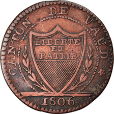 Moneta, CANTONI SVIZZERI, VAUD, Batzen-10 Rappen, 1806, MB+, Biglione, KM:8