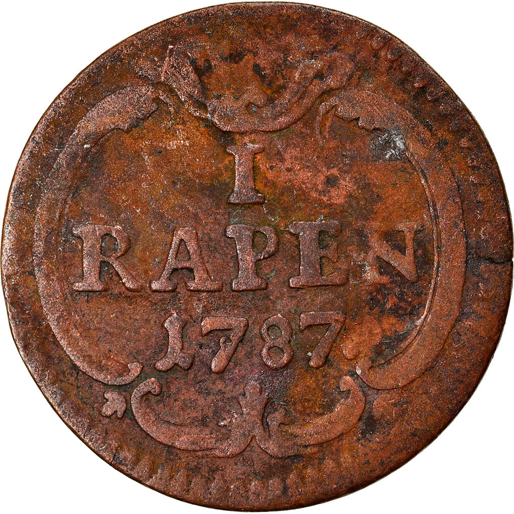 Coin, SWISS CANTONS, LUZERN, Rappen, 1787, VF(20-25), Copper, KM:75