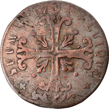 Moeda, CANTÕES SUÍÇOS, NEUCHATEL, 1/2 Batzen, 1791, Neuenburg, VF(30-35)