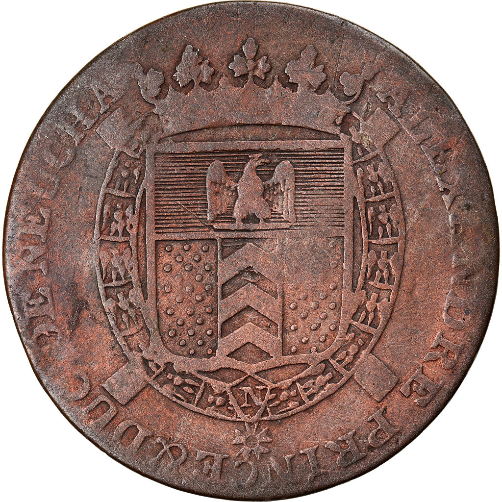 Coin, SWISS CANTONS, NEUCHATEL, Alexandre Berthier, Batzen, 1806, VF(30-35)