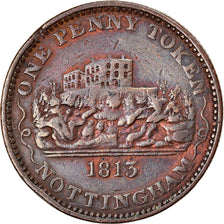 Coin, Great Britain, Nottinghamshire, J. M. Fellows, Penny Token, 1813