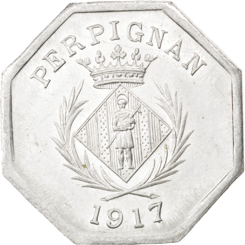 Perpignan, Chambre Syndicale des Commerçants, 10 Centimes 1917, Elie 10.2