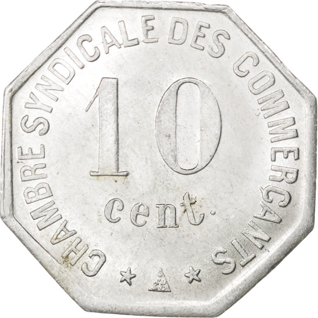 Perpignan, Chambre Syndicale des Commerçants, 10 Centimes 1917, Elie 10.2