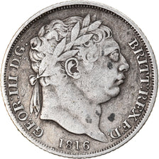 Coin, Great Britain, George III, 6 Pence, 1816, EF(40-45), Silver, KM:665