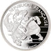 Moeda, França, albertville 92, 100 Francs, 1991, Proof, MS(65-70), Prata