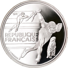 Coin, France, albertville 92, 100 Francs, 1990, Proof, MS(65-70), Silver
