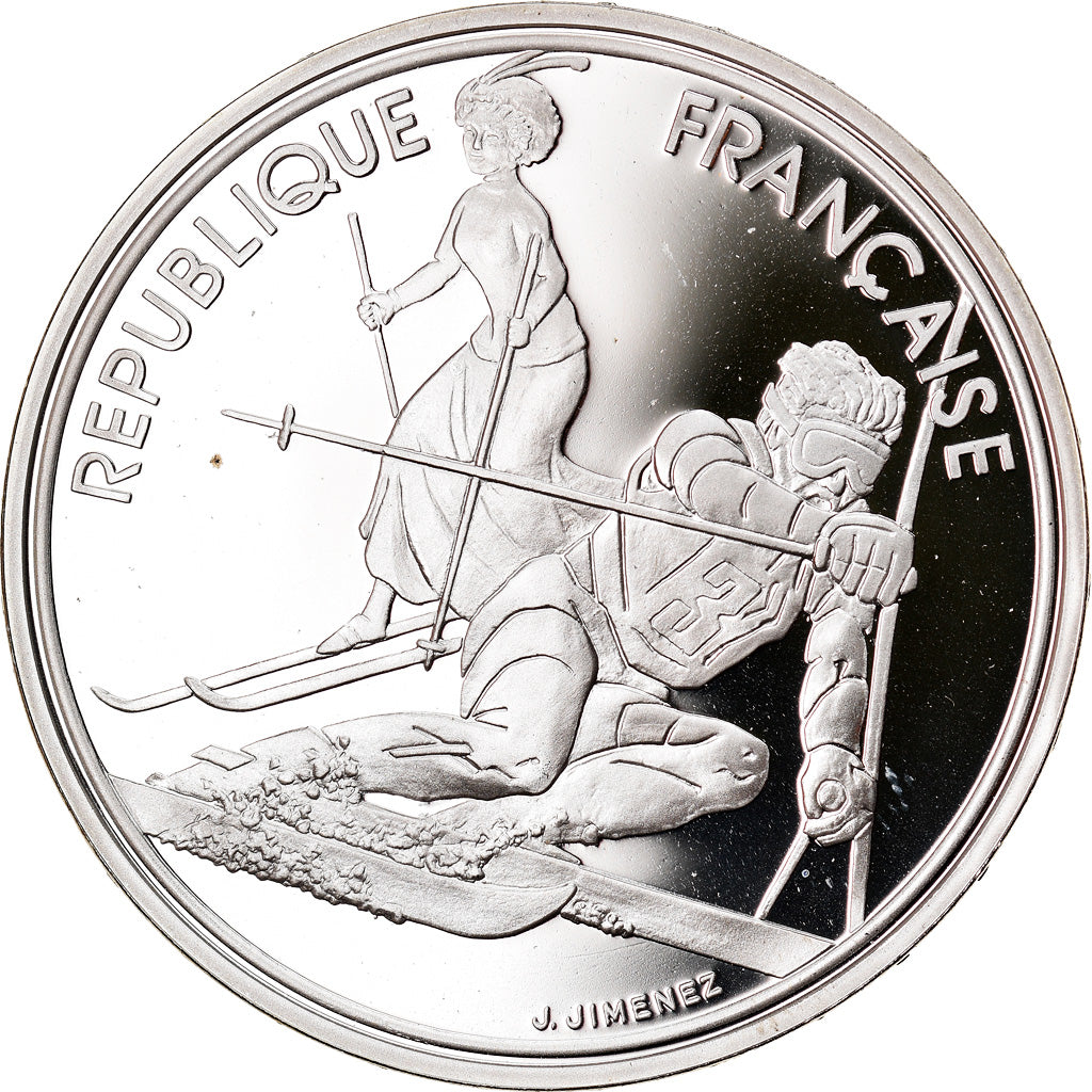Moneda, Francia, 100 Francs, 1990, FDC, Plata, KM:984, Gadoury:C13