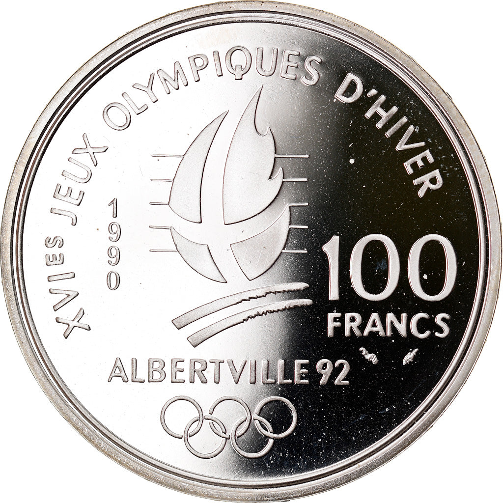 Moneda, Francia, 100 Francs, 1990, FDC, Plata, KM:984, Gadoury:C13