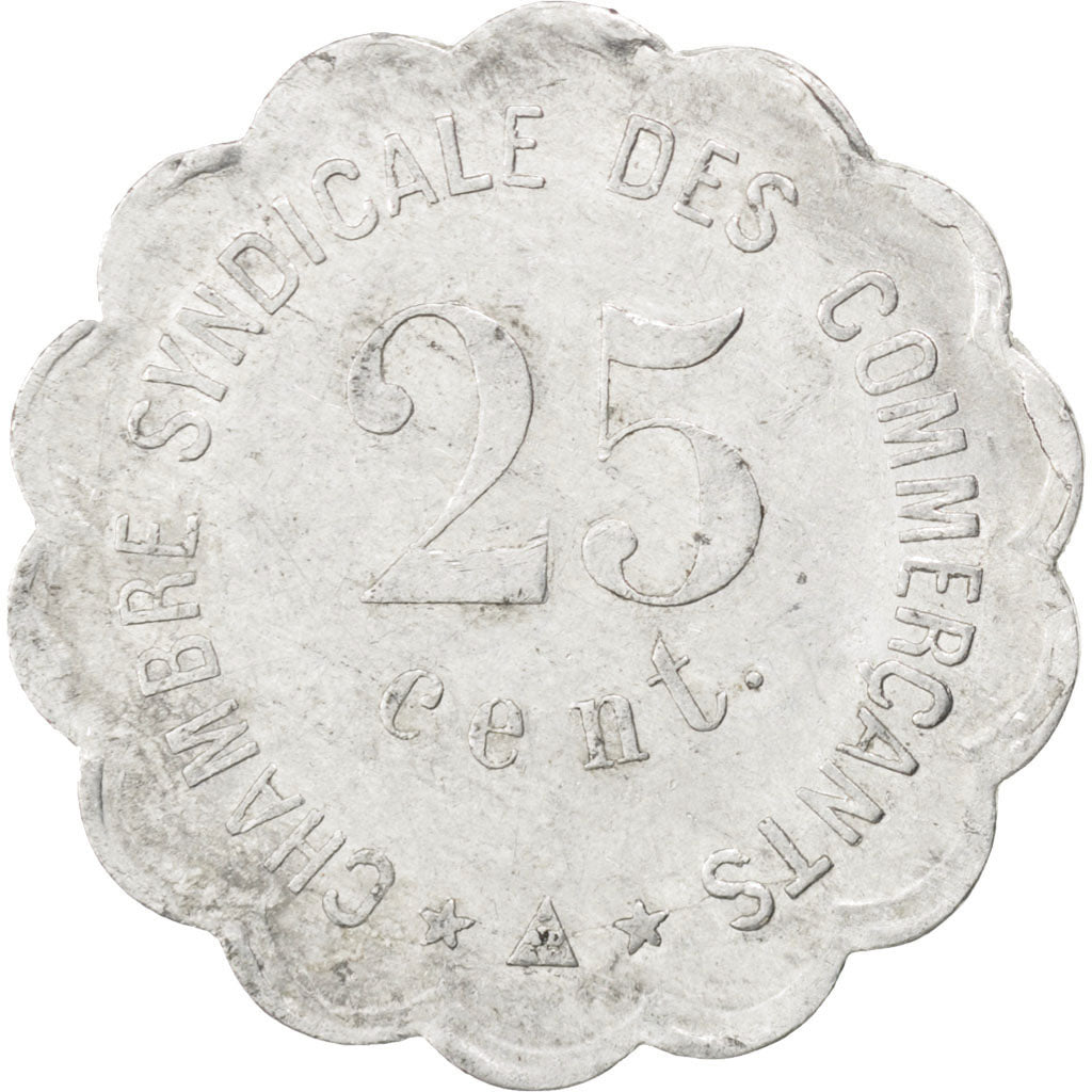 Moneta, Francia, 25 Centimes, 1917, BB, Alluminio, Elie:10.3