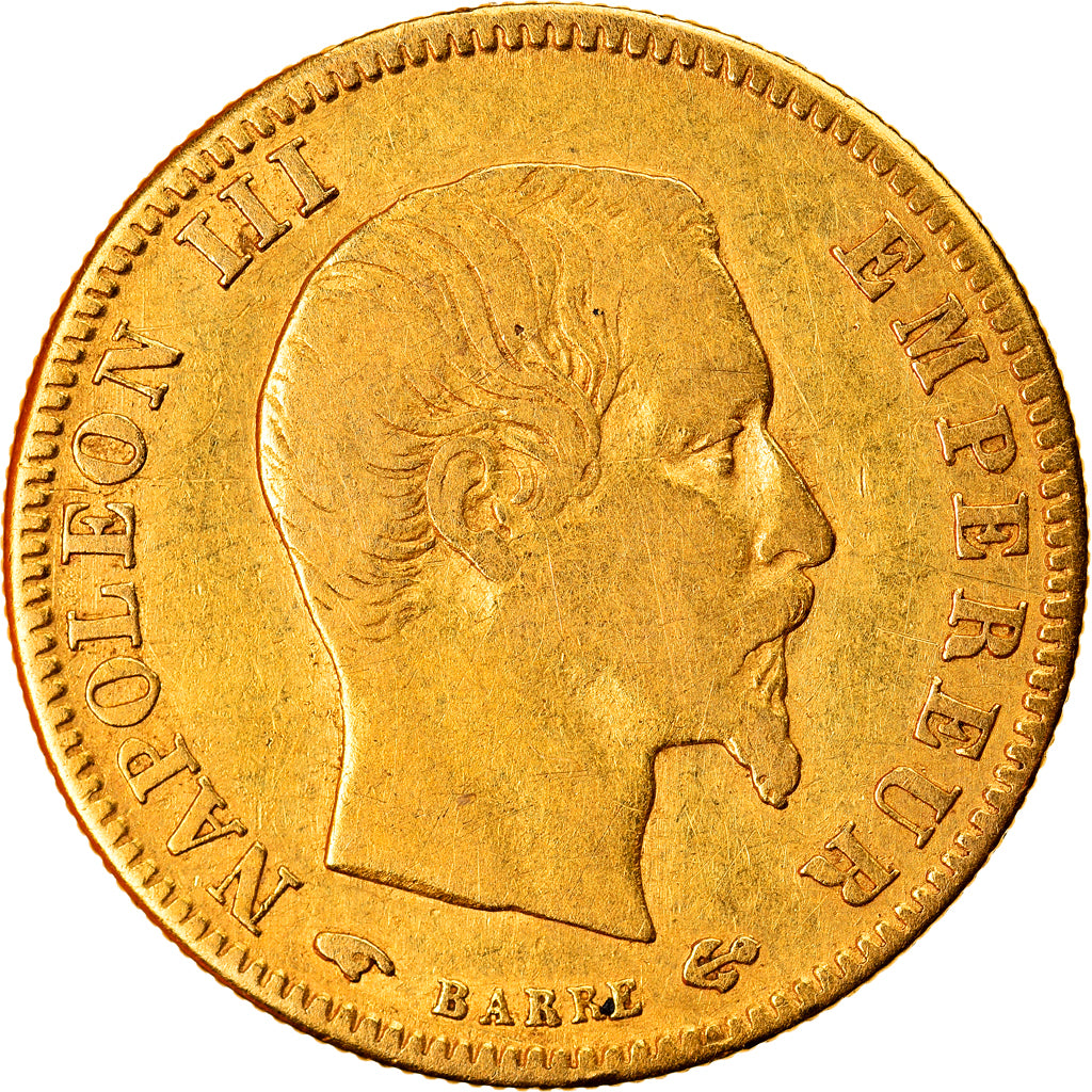 Coin, France, Napoleon III, Napoléon III, 5 Francs, 1859, Paris, VF(30-35)