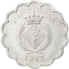 Francia, 25 Centimes, 1917, BB, Alluminio, Elie:10.3