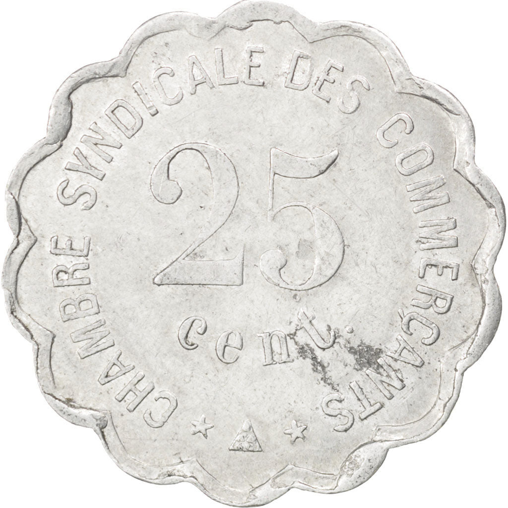 Perpignan, Chambre Syndicale des Commerçants, 25 Centimes 1917, Elie 10.3