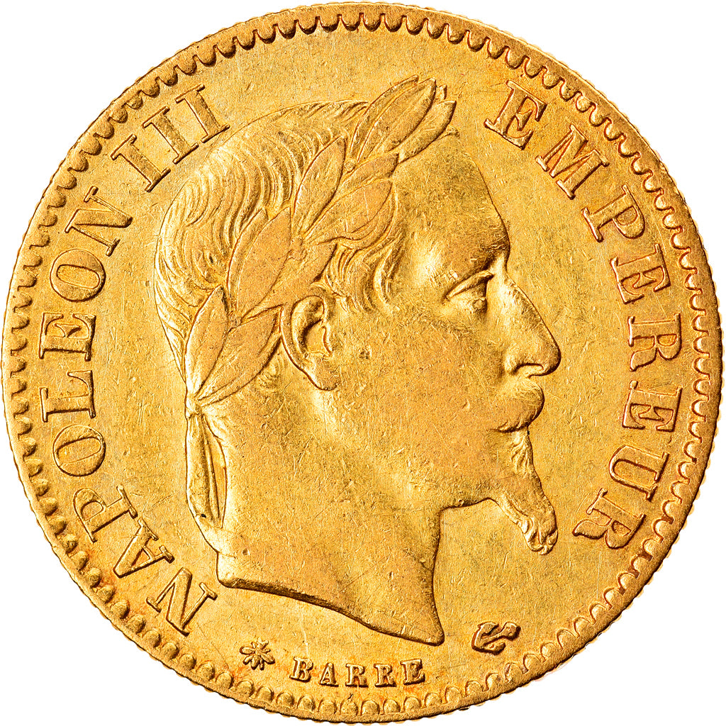 Coin, France, Napoleon III, Napoléon III, 10 Francs, 1865, Paris, EF(40-45)