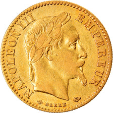 Coin, France, Napoleon III, Napoléon III, 10 Francs, 1865, Paris, EF(40-45)