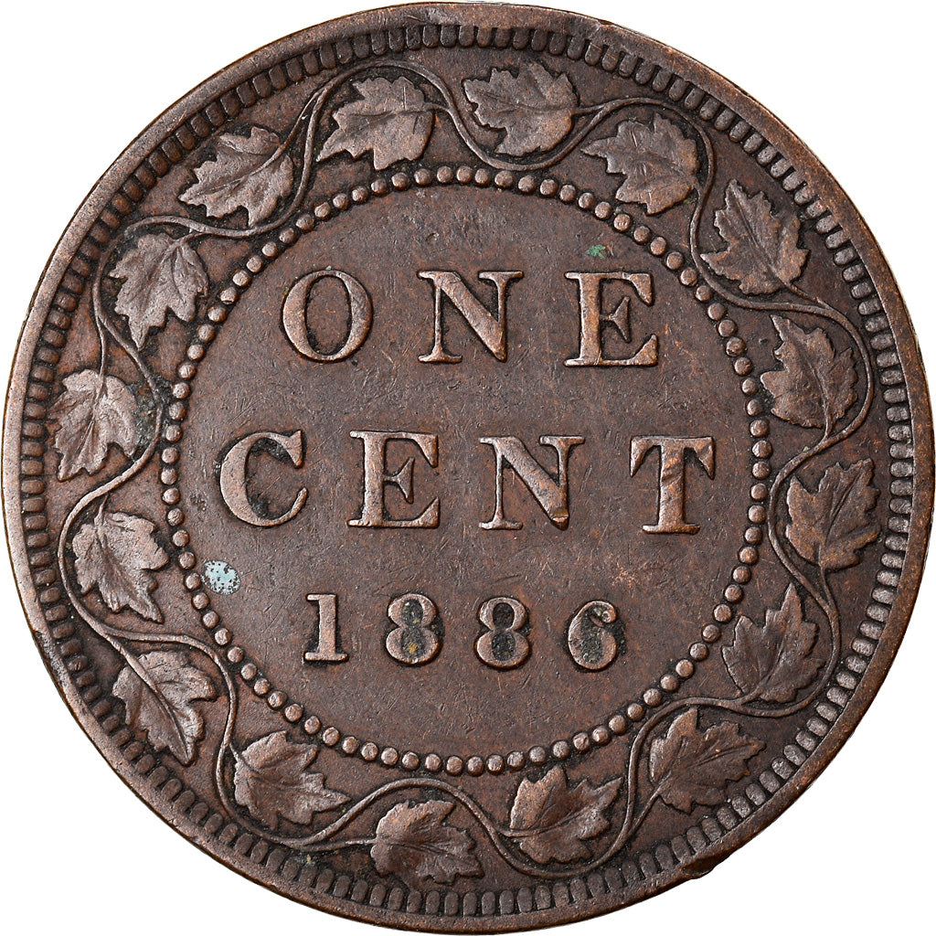 Coin, Canada, Victoria, Cent, 1886, Royal Canadian Mint, Ottawa, EF(40-45)
