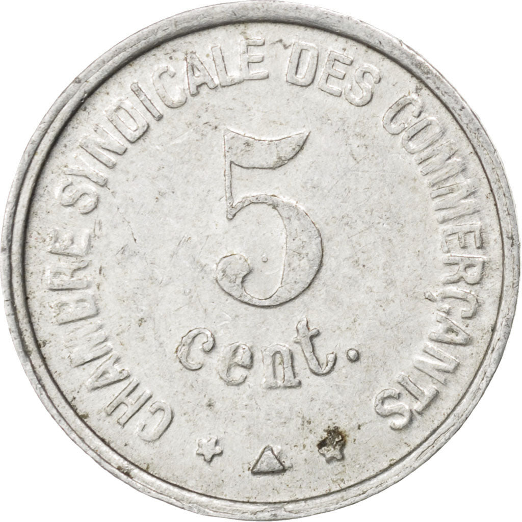 Perpignan, Chambre Syndicale des Commerçants, 5 Centimes 1921, Elie 10.12