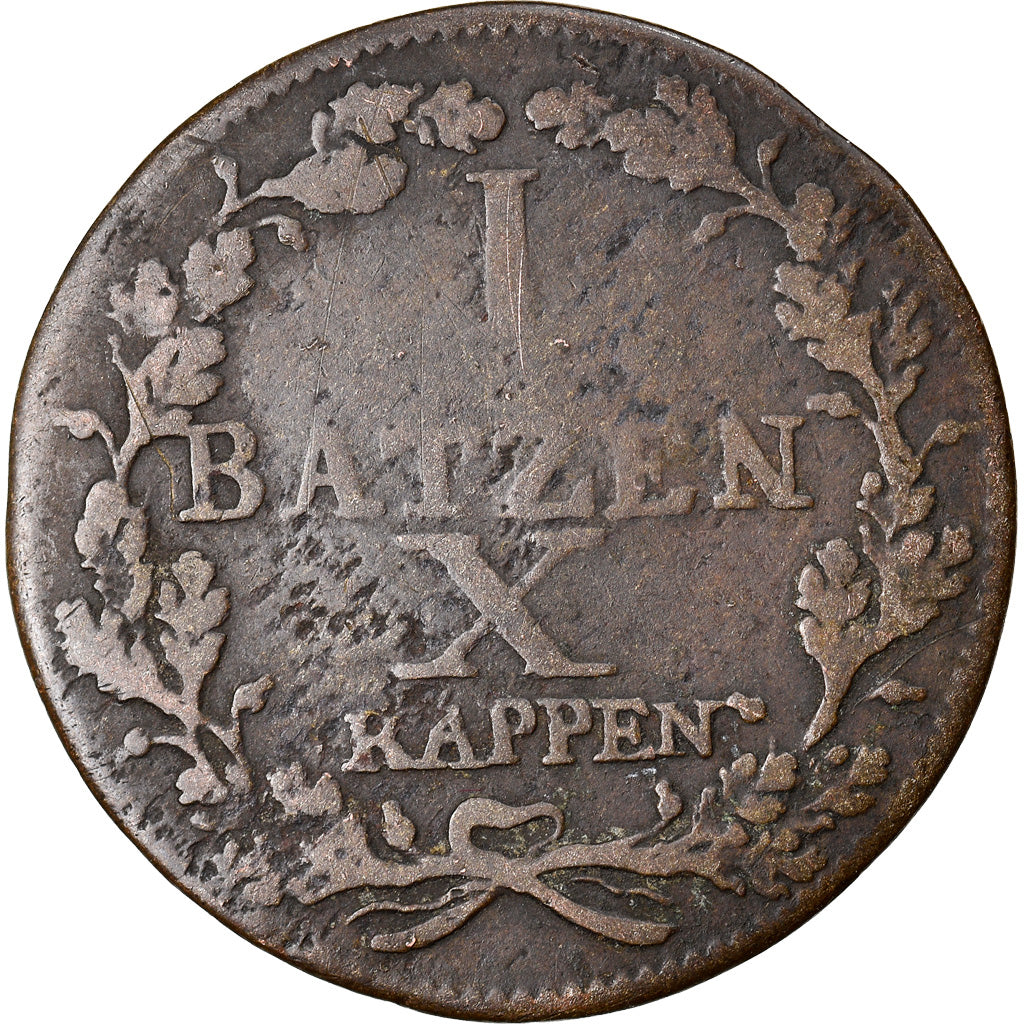 Moneta, CANTONI SVIZZERI, LUZERN, Batzen-10 Rappen, 1809, Bern, MB+, Biglione