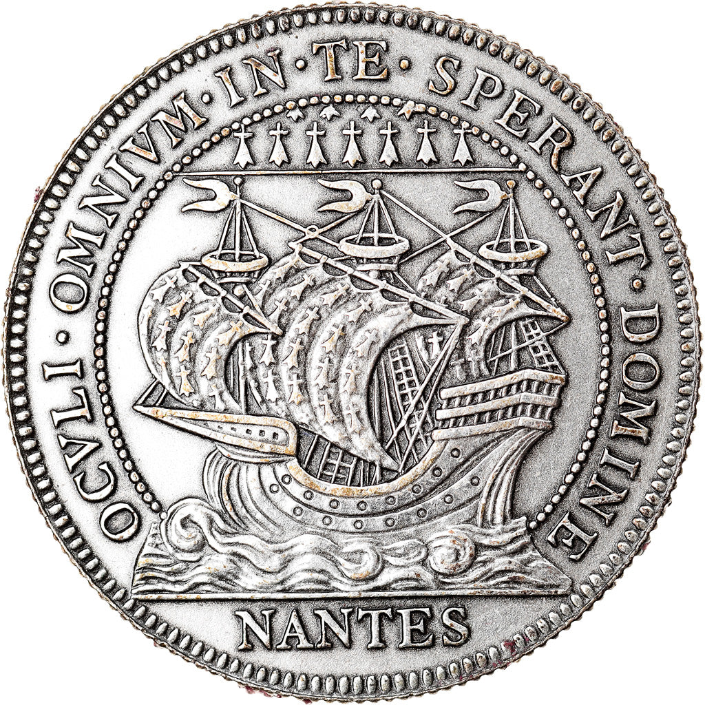 Francja, Token, Chambre de Commerce de Nantes, AU(55-58), Srebro