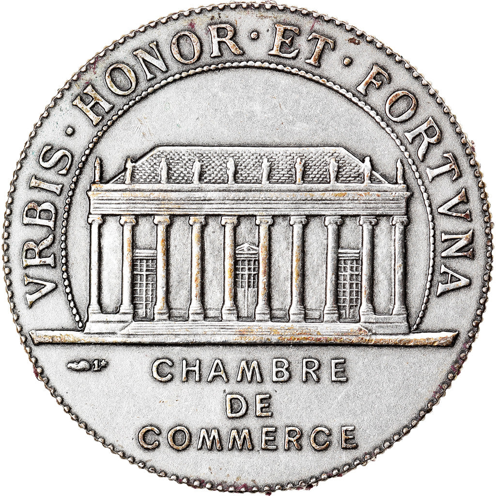 Francja, Token, Chambre de Commerce de Nantes, AU(55-58), Srebro