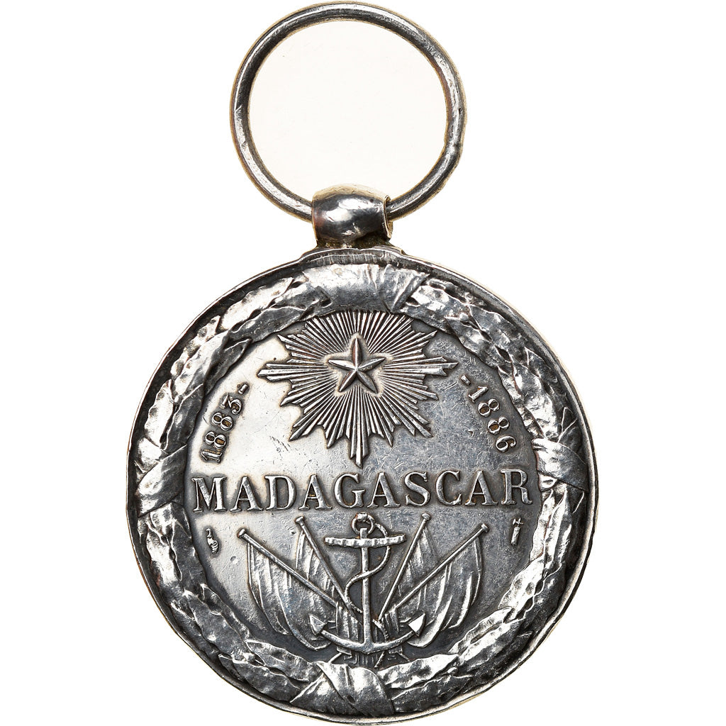 Madagascar, First Madagascar Expedition, History, Medaille, 1886, Heel goede