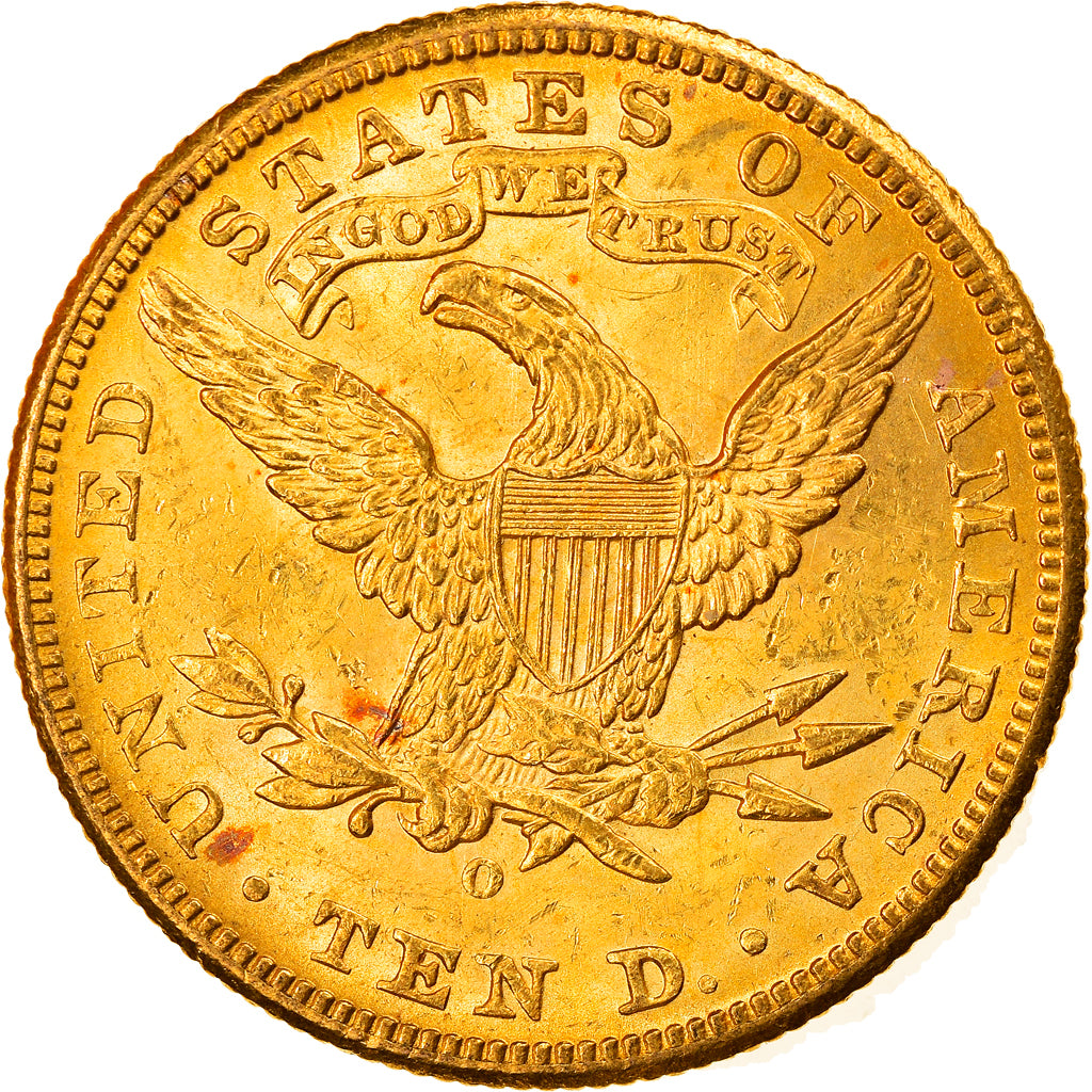 Moneda, Estados Unidos, Coronet Head, $10, Eagle, 1892, U.S. Mint, New Orleans