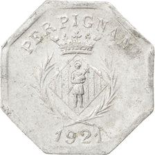 Moneta, Francja, 10 Centimes, 1921, EF(40-45), Aluminium, Elie:10.13