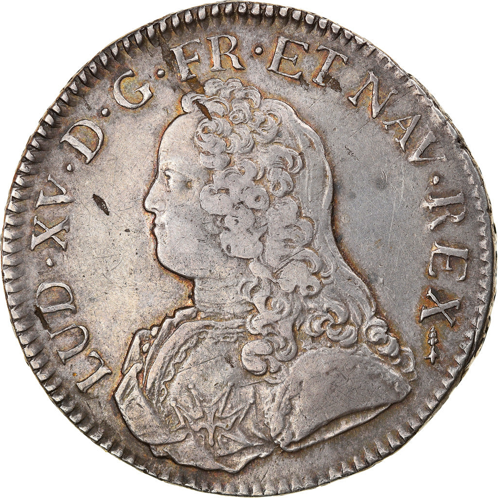 Münze, Frankreich, Louis XV, Écu aux branches d'olivier, Ecu, 1726, Dijon, SS