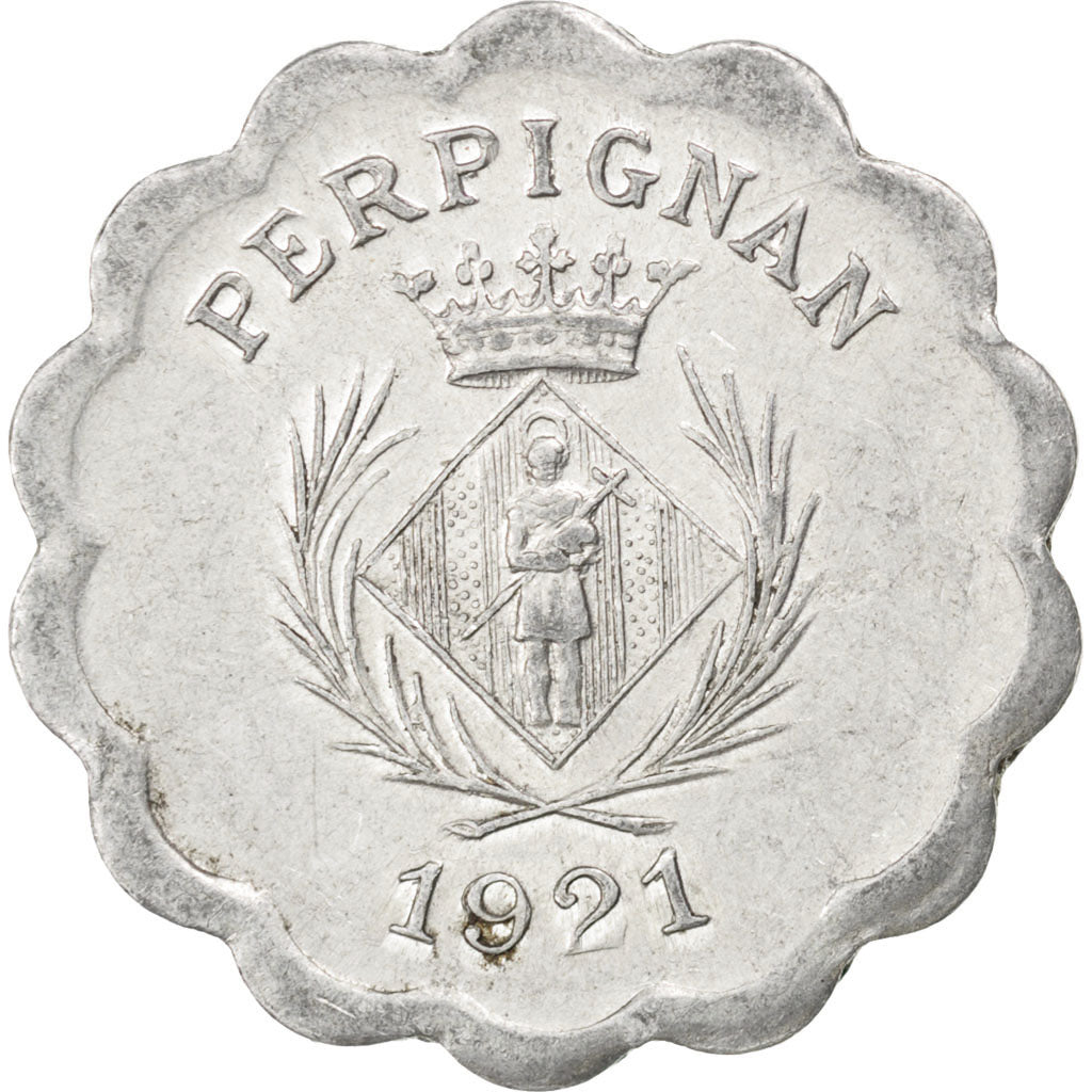 France, 25 Centimes, 1921, EF(40-45), Aluminium, Elie #10.14, 1.15