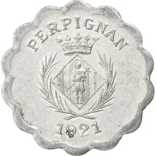 France, 25 Centimes, 1921, EF(40-45), Aluminium, Elie #10.14, 1.15