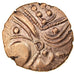 Moneta, Aulerci Eburovices, Hemistater, 60-50 BC, SPL-, Oro, Delestrée:2406