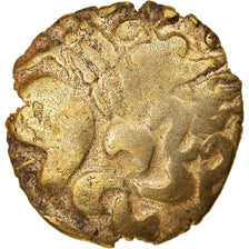 Munten, Aulerques Éburovices, Stater, 60-50 BC, FR+, Goud, Delestrée:2395