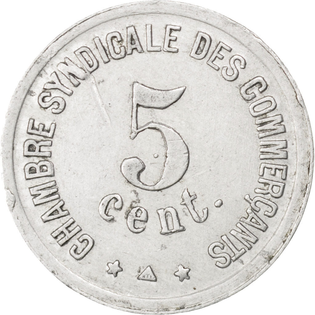 France, 5 Centimes, 1923, EF(40-45), Aluminium, Elie #10.15, 0.75