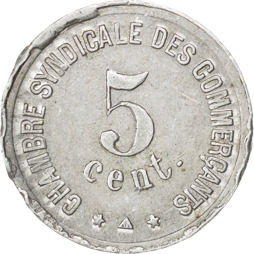 France, 5 Centimes, 1923, EF(40-45), Aluminium, Elie #10.15, 0.81