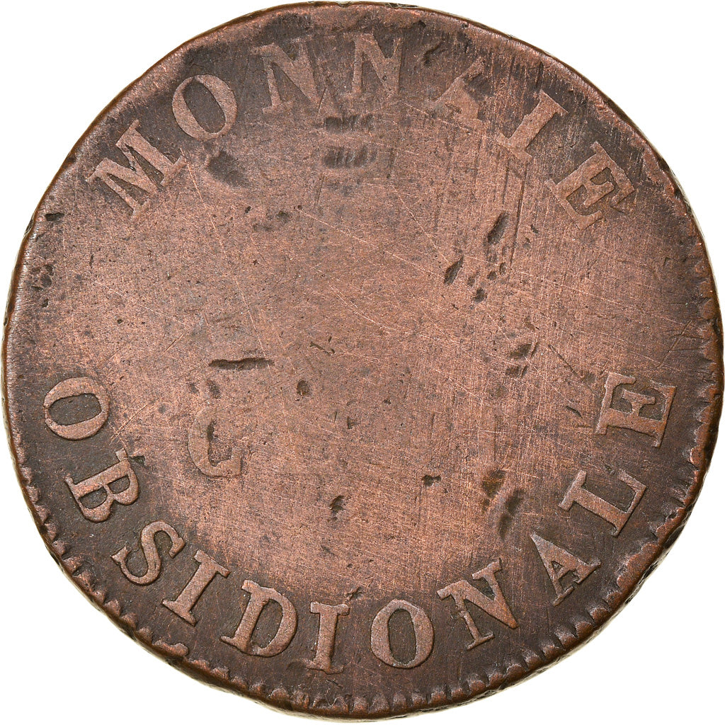 Münze, FRENCH STATES, ANTWERP, 5 Centimes, 1814, Anvers, SGE+, Bronze, KM:2.4
