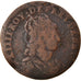 Moeda, França, Louis XIV, Liard, 1657, Tours, F(12-15), Cobre, Gadoury:80