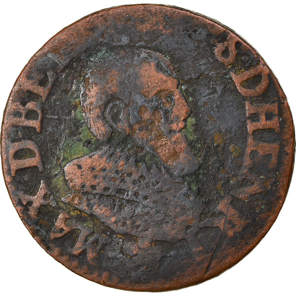 Münze, FRENCH STATES, BOISBELLE & HENRICHEMONT, Double Tournois, 1641, S