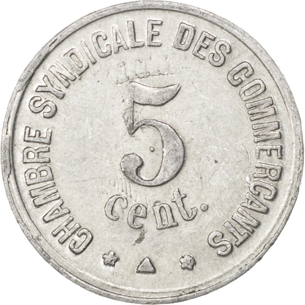 France, 5 Centimes, 1923, EF(40-45), Aluminium, Elie #10.15, 0.74
