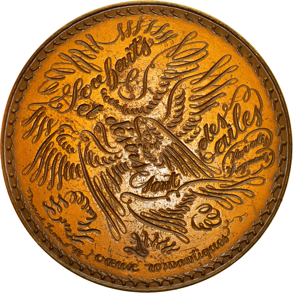 France, Medal, Voeux, Nouvelle Année, Arts & Culture, 1979, Marcel Jean