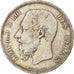 Münze, Belgien, Leopold II, 5 Francs, 5 Frank, 1866, Point après F, S+