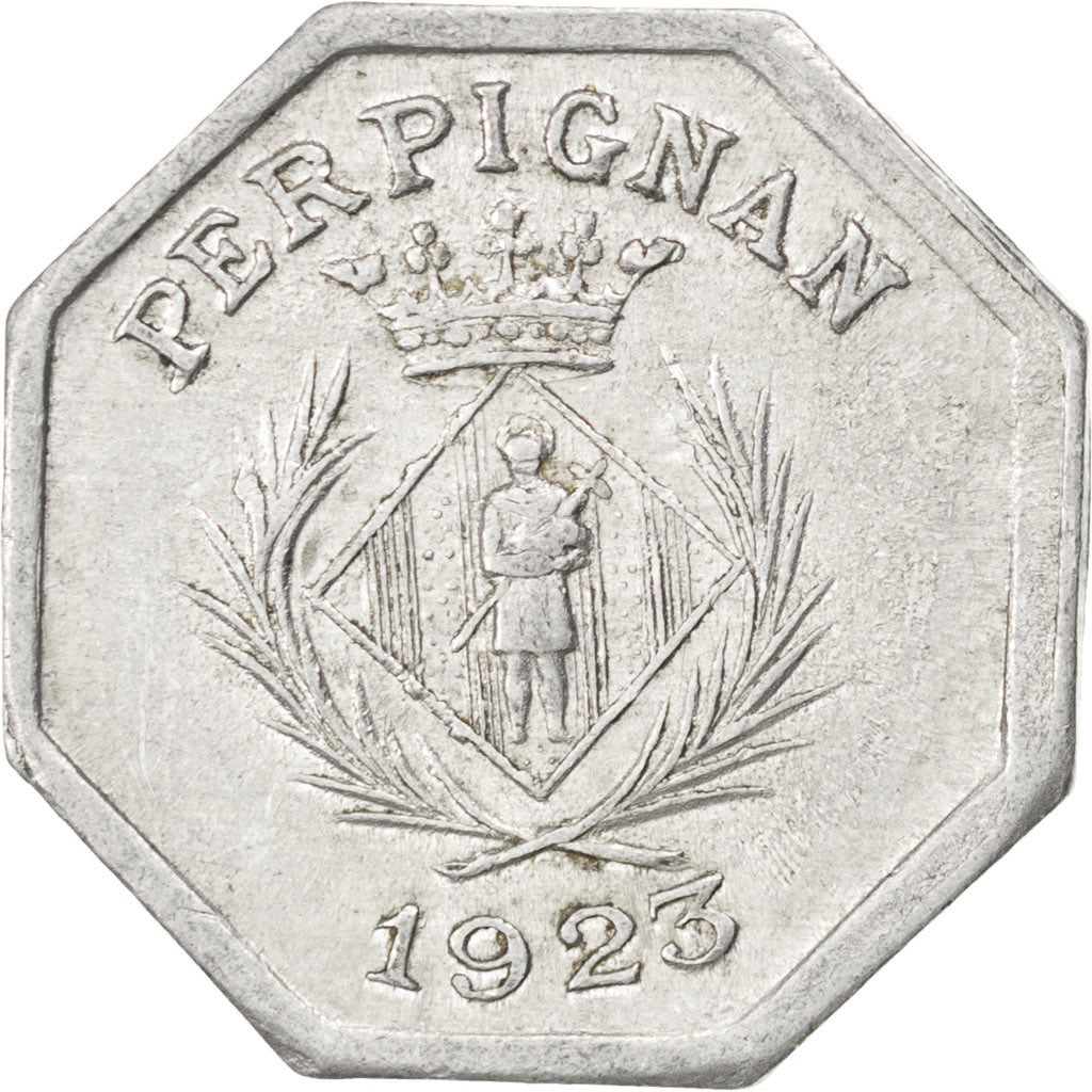 Francia, 10 Centimes, 1923, BB, Alluminio, Elie:10.16